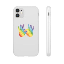 Charger l'image dans la galerie, Coque de téléphone transparente "Solidarité" en langue des signes