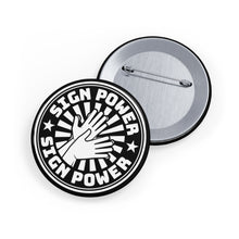 Charger l'image dans la galerie, Pin's noir "Sign Power" 2 (10 pièces)