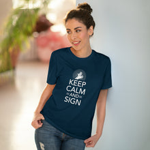 Charger l'image dans la galerie, T-shirt unisexe "Keep calm and sign" 1