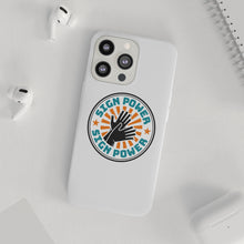 Charger l'image dans la galerie, Coque de téléphone transparente "Sign Power"