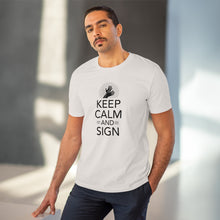 Charger l'image dans la galerie, T-shirt unisexe "Keep calm and sign" 1
