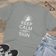 Charger l'image dans la galerie, T-shirt unisexe "Keep calm and sign" 1