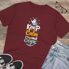 Charger l'image dans la galerie, T-shirt unisexe "Keep calm and sign" 2