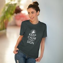 Charger l'image dans la galerie, T-shirt unisexe "Keep calm and sign" 1