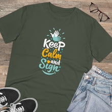 Charger l'image dans la galerie, T-shirt unisexe "Keep calm and sign" 2