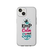 Charger l'image dans la galerie, Coque de téléphone transparente "Keep calm and sign"