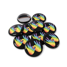 Charger l'image dans la galerie, Pin's noir "Solidarité" en langue des signes (10 pièces)