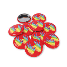 Charger l'image dans la galerie, Pin's rouge "Solidarité" en langue des signes (10 pièces)