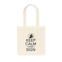 Charger l'image dans la galerie, Tote Bag "Keep calm and sign"