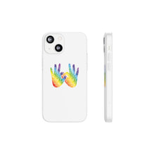 Charger l'image dans la galerie, Coque de téléphone transparente "Solidarité" en langue des signes