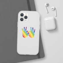 Charger l'image dans la galerie, Coque de téléphone transparente "Solidarité" en langue des signes