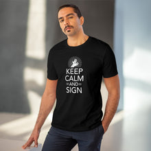 Charger l'image dans la galerie, T-shirt unisexe "Keep calm and sign" 1