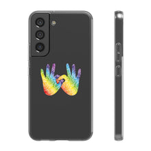 Charger l'image dans la galerie, Coque de téléphone transparente "Solidarité" en langue des signes