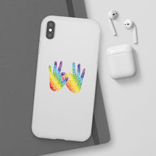 Charger l'image dans la galerie, Coque de téléphone transparente "Solidarité" en langue des signes