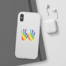 Charger l'image dans la galerie, Coque de téléphone transparente "Solidarité" en langue des signes