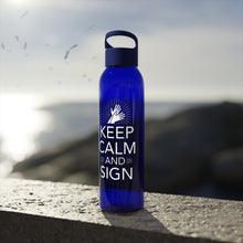 Charger l'image dans la galerie, Bouteille d'eau en tritan "Keep calm and sign" 2