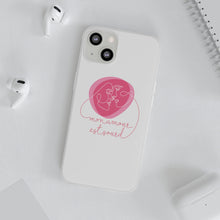 Charger l'image dans la galerie, Coque de téléphone transparente "Mon amour est sourd"