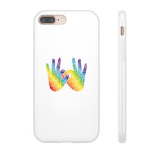 Charger l'image dans la galerie, Coque de téléphone transparente "Solidarité" en langue des signes