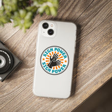 Charger l'image dans la galerie, Coque de téléphone transparente "Sign Power"