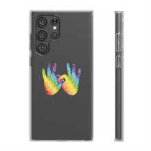 Charger l'image dans la galerie, Coque de téléphone transparente "Solidarité" en langue des signes