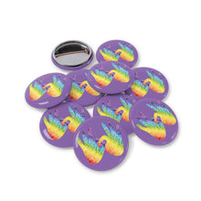 Charger l'image dans la galerie, Pin's violet "Solidarité" en langue des signes (10 pièces)