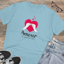 Charger l'image dans la galerie, T-shirt unisexe "Amour en langue des signes"