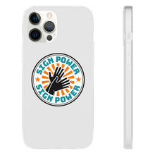 Charger l'image dans la galerie, Coque de téléphone transparente "Sign Power"