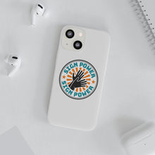 Charger l'image dans la galerie, Coque de téléphone transparente "Sign Power"