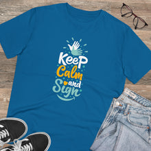 Charger l'image dans la galerie, T-shirt unisexe "Keep calm and sign" 2