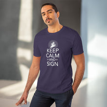 Charger l'image dans la galerie, T-shirt unisexe "Keep calm and sign" 1