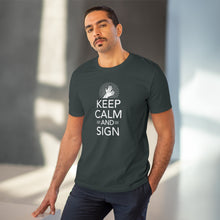 Charger l'image dans la galerie, T-shirt unisexe "Keep calm and sign" 1