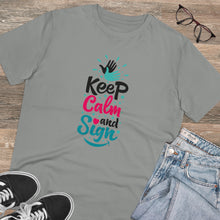 Charger l'image dans la galerie, T-shirt unisexe "Keep calm and sign" 2