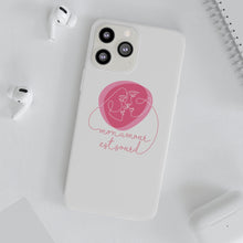 Charger l'image dans la galerie, Coque de téléphone transparente "Mon amour est sourd"