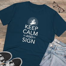 Charger l'image dans la galerie, T-shirt unisexe "Keep calm and sign" 1