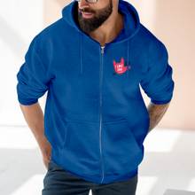 Charger l'image dans la galerie, Sweat à capuche unisexe zippé "I love you" en langue des signes
