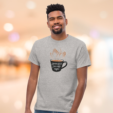 Charger l'image dans la galerie, T-shirt unisexe "J'peux pas, j'ai café signe"