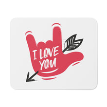 Charger l&#39;image dans la galerie, Tapis de souris &quot;I love you&quot; en langue des signes
