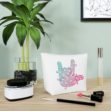 Charger l&#39;image dans la galerie, Sac à cosmétiques &quot;I love you&quot; en langue des signes
