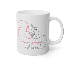 Charger l&#39;image dans la galerie, Mug &quot;Mon amour est sourd&quot; 1
