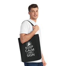 Charger l&#39;image dans la galerie, Tote Bag &quot;Keep calm and sign&quot;
