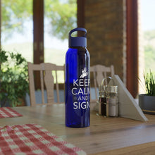 Charger l&#39;image dans la galerie, Bouteille d&#39;eau en tritan &quot;Keep calm and sign&quot; 2
