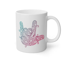 Charger l&#39;image dans la galerie, Mug &quot;I love you&quot; en langue des signes
