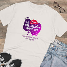 Charger l&#39;image dans la galerie, T-shirt unisexe - &quot;La masturbation rend sourd&quot; 2
