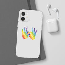 Charger l&#39;image dans la galerie, Coque de téléphone transparente &quot;Solidarité&quot; en langue des signes
