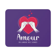 Charger l&#39;image dans la galerie, Tapis de souris &quot;Amour en langue des signes&quot;

