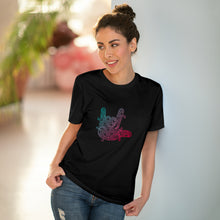 Charger l&#39;image dans la galerie, T-shirt unisexe - &quot;I love you&quot; en langue des signes 2
