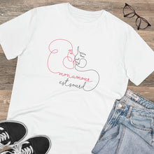 Charger l&#39;image dans la galerie, T-shirt unisexe - &quot;Mon amour est sourd&quot; 3
