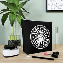 Charger l&#39;image dans la galerie, Sac à cosmétiques &quot;Sign Power&quot; Noir
