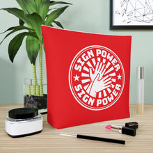 Charger l&#39;image dans la galerie, Sac à cosmétiques &quot;Sign Power&quot; Rouge
