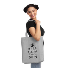 Charger l&#39;image dans la galerie, Tote Bag &quot;Keep calm and sign&quot;
